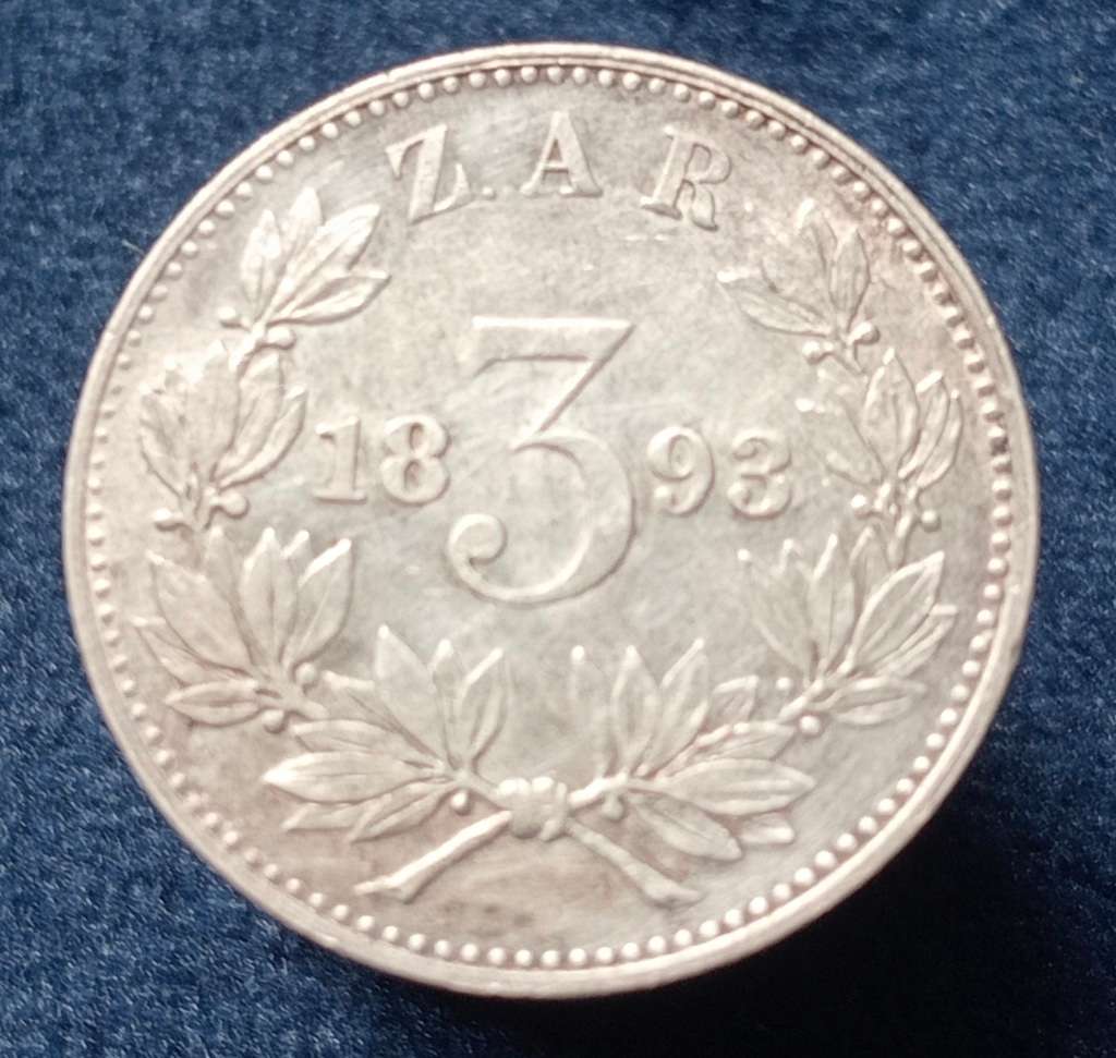 1893 SILVER THREEPENCE