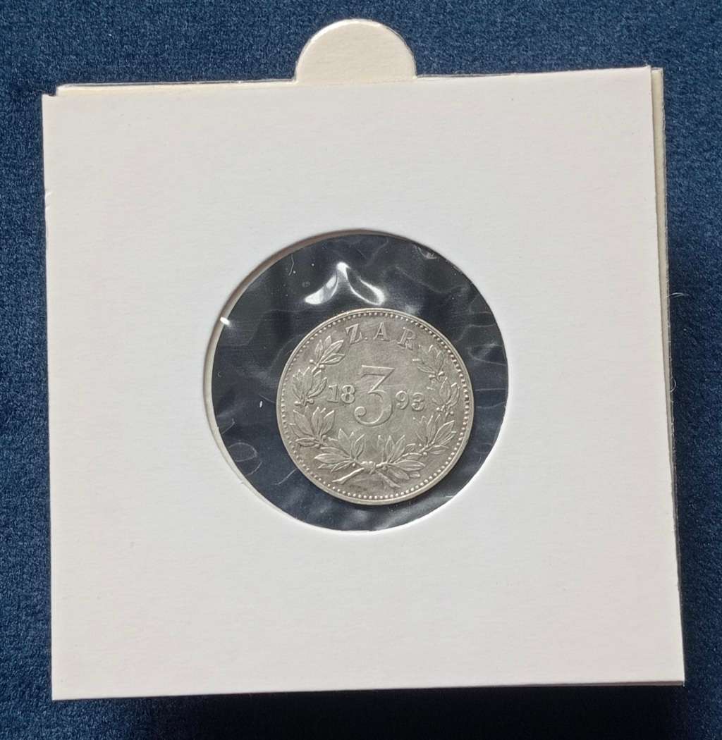 1893 SILVER THREEPENCE