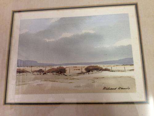 Original Richard Rennie watercolour  landscape wow