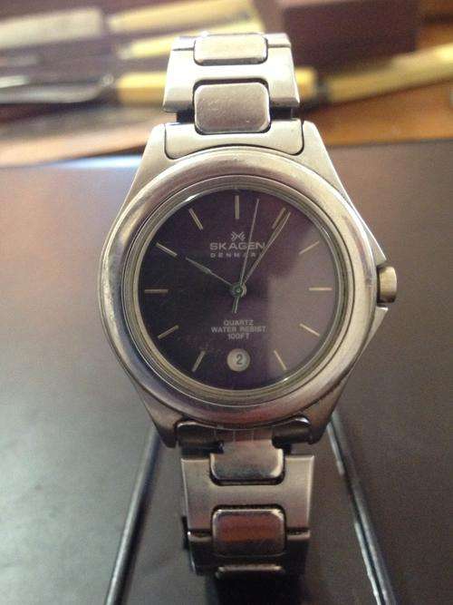 A SKAGEN Denmark stainless steel dress watch