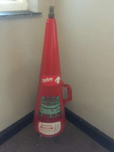 A Large Conical Fire extinguisher