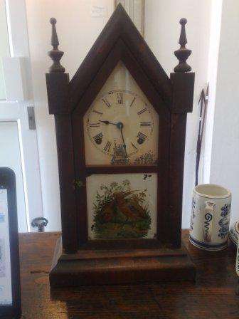 Ansonia steeple case clock