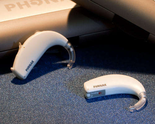 Pair of Phonak Certena M (Behind-the-Ear) Hearing Aids