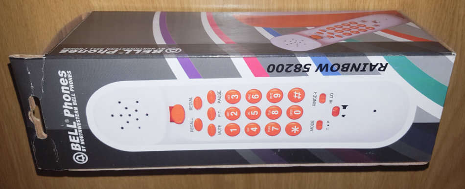 Bell Corded Telephone: Rainbow 58200