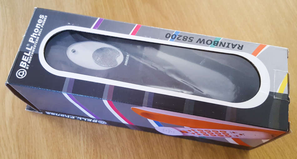 Bell Corded Telephone: Rainbow 58200