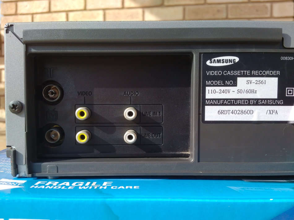 Samsung SV-256I Video Cassette Recorder