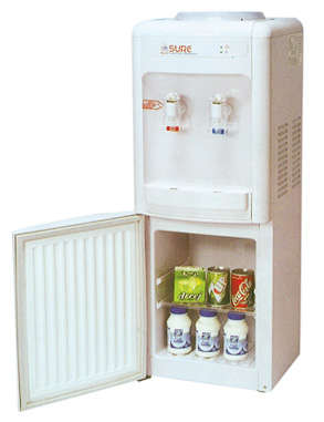 Sure RB6CH Hot & Cold Water Dispenser with Mini Fridge
