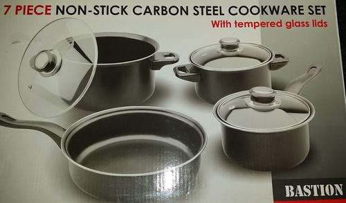 7 pcs non stick cookware set
