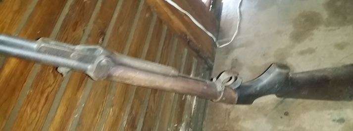 very old antique gun, can fire pellets