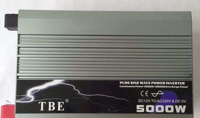 12 volt 5 kw pure sine wave power inverter (peaks at 10 kw)
