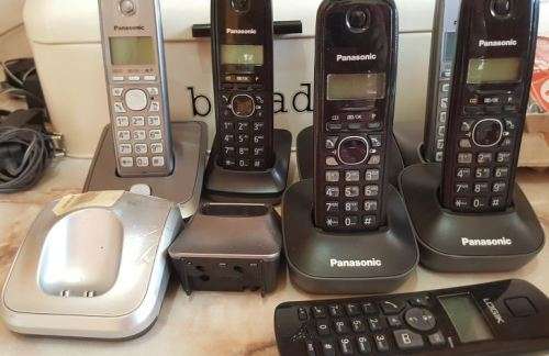big lot of cordless telephones panasonic, logic etc value R7000?