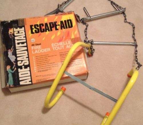 escape aid all steel foldable fire ladder value R 2500 - 2 story ladder