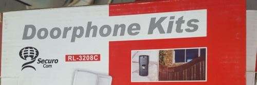 securocom doorphone kit with lcd display doorbell and phone