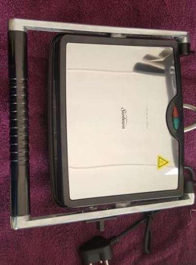 4 slice stainless sandwich press