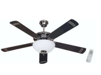 Modern Ceiling fan 132 cm 5 blades with 3 lights - demo unit