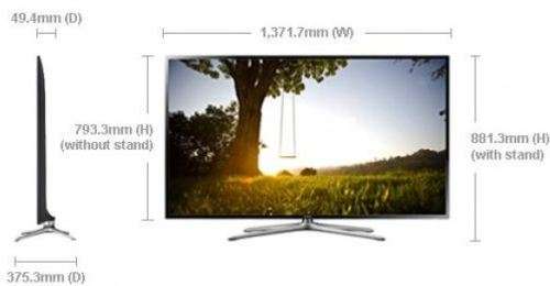 very good condition huge 60" FHD LED SMART 3D samsung - late entry