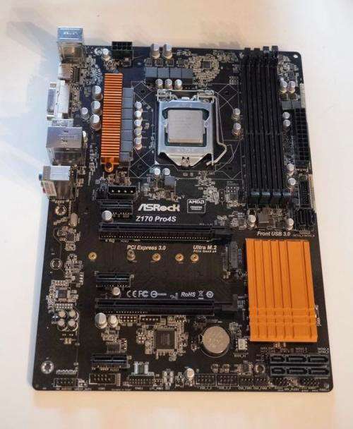 ASRock Z170 Pro4S LGA 1151 Intel Z170 HDMI SATA 6Gb/s USB 3.0 ATX Intel Motherboard