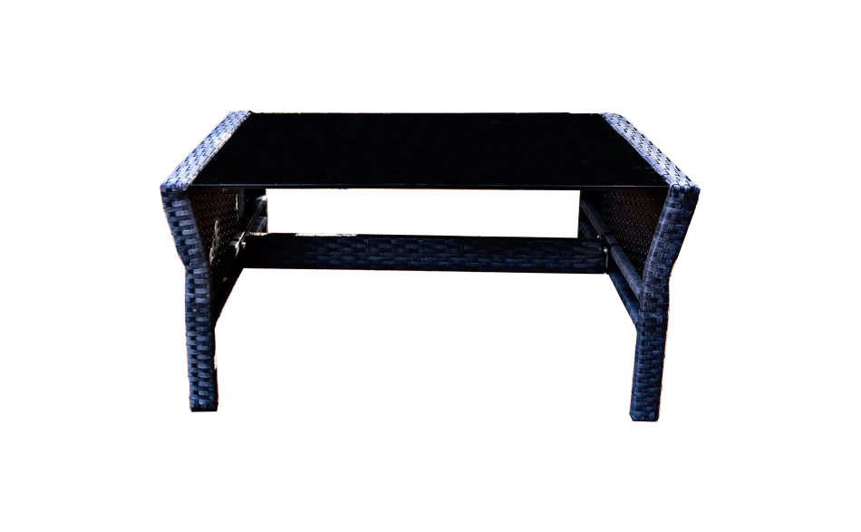 Patio Furniture Ratten Dining Sets 4PCS With Cushion, Outdoor Garden Wicker Sofa