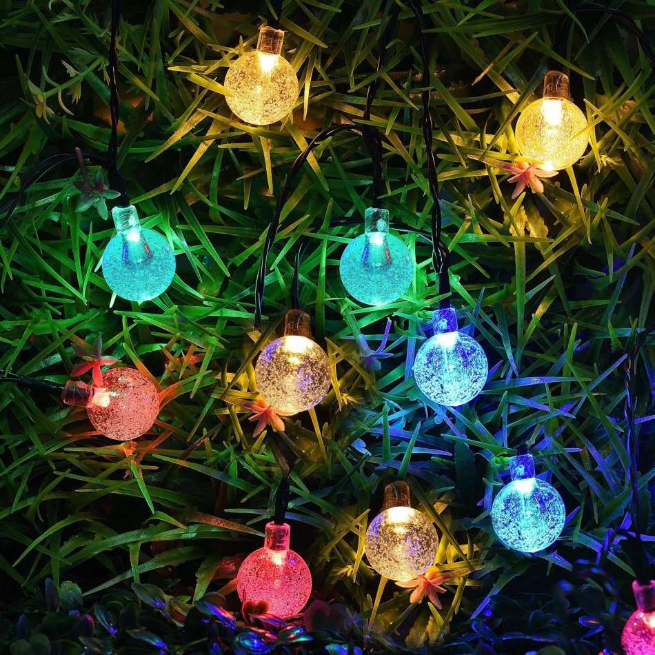 Waterproof Solar String Lights Outdoor 30 LED 8 Mode for Christmas, Home, Garden, Party, Decoration