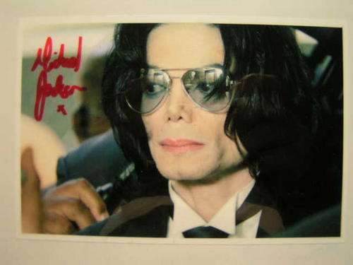 MICHAEL JACKSON AUTOGRAPH with COA, R1 No Reserve