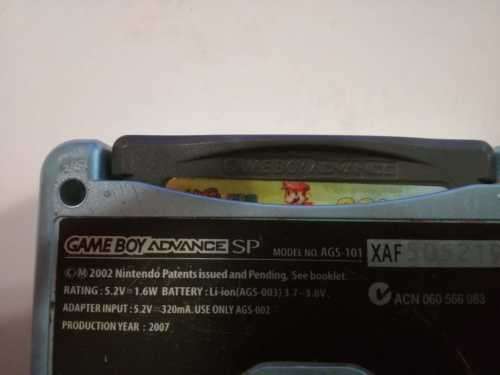 Vintage Nintendo Game Boy advance SP
