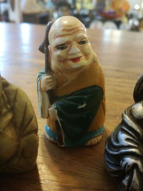 COLLECTION OF 3 BUDDHAS. Lovely detailed.