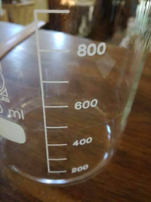 VINTAGE SCHOTT DURAN GLASS BEAKER 1000 ml