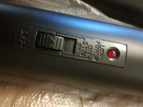 PAIR OF JUSE WIRELESS MICROPHONES.