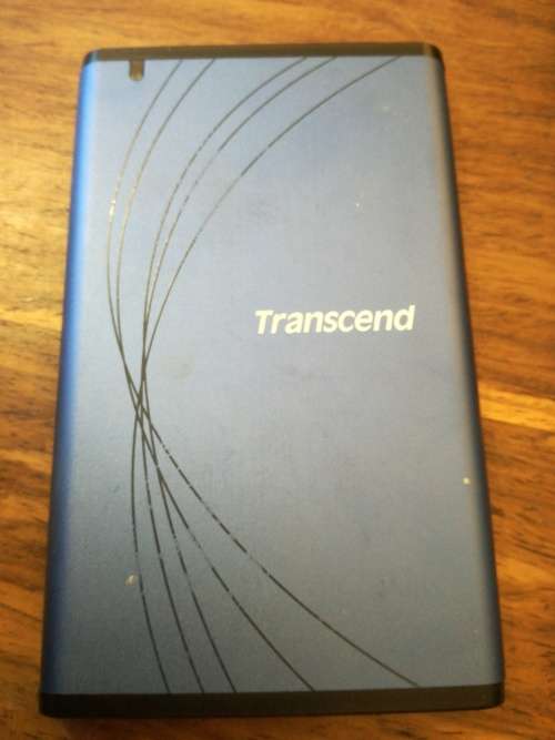TRANSCEND StoreJet 2.5 EXTERNAL HARD DRIVE.