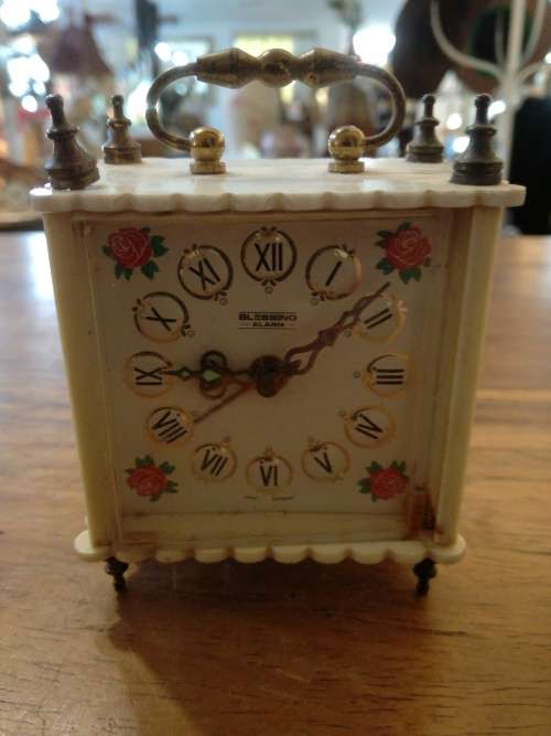 VINTAGE BLESSING ALARM CLOCK, MADE IN WEST GERMANY.