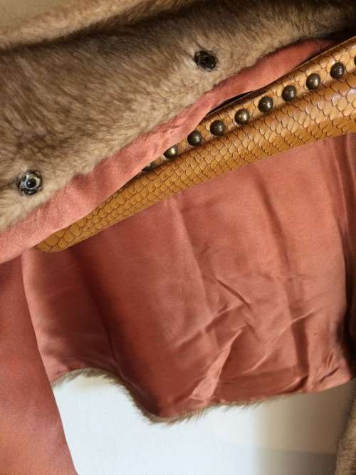 VINTAGE FAKE FUR STOLE/ WRAP  -  2M LONG