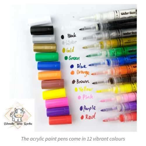 Acrylic Paint Pens 0.7mm 12pcs