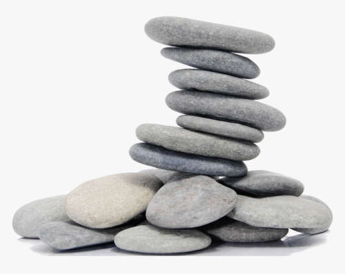 Cookie Rocks for painting - 4kg - White / Smooth