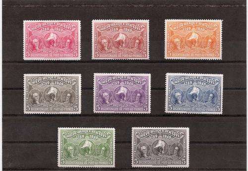 HAITI 1949. OBLIGATORY TAX. MM SET OF 8.