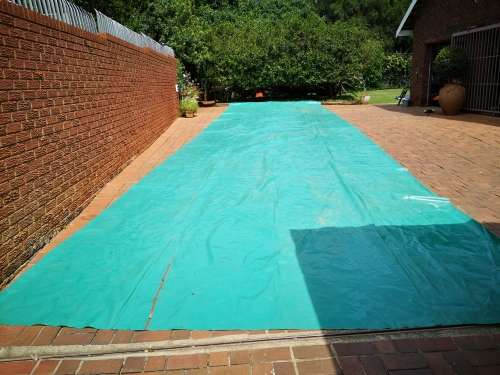 Builders Construction damp-proof underlay Plastic Sheeting (250 micron) green (Two 15m x 4m sheets)