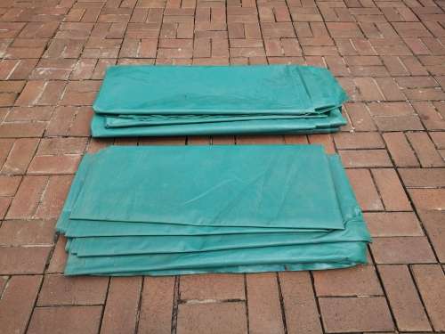Builders Construction damp-proof underlay Plastic Sheeting (250 micron) green (Two 15m x 4m sheets)