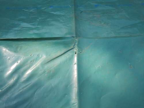 Builders Construction damp-proof underlay Plastic Sheeting (250 micron) green (Two 15m x 4m sheets)