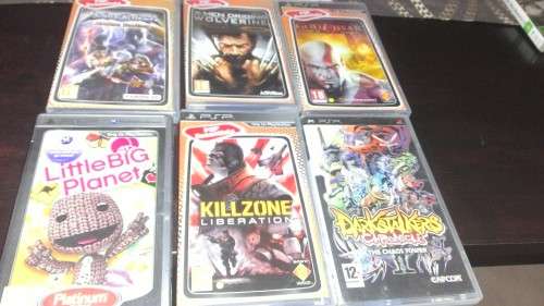 6 x PsP games .