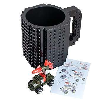 Local Stock Build a brick mug Black .