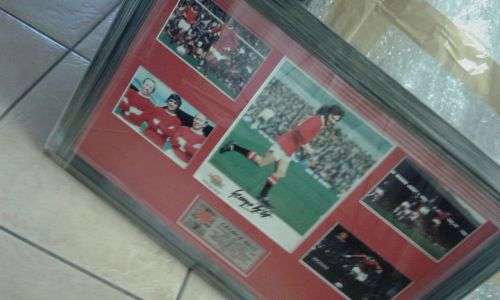 Signed George Best Montage .
