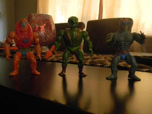 MOTU Stratos ,Beastman ,and Kobra Khan .