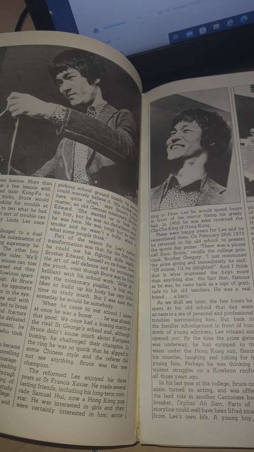 Bruce Lee 1974 King of Kung Fu Book.First edition book.