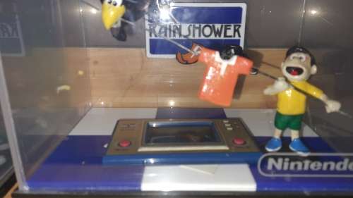 Vinatge Rain Shower  Nintendo game and watch Display Box