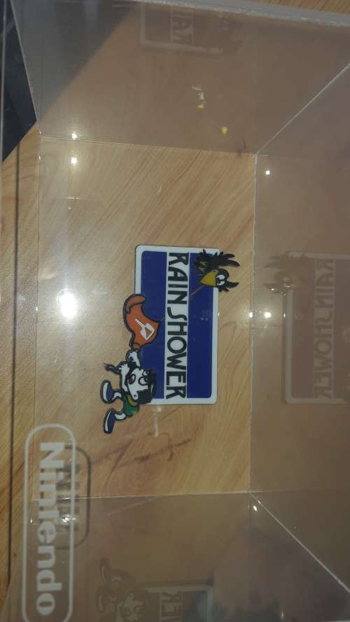 Vinatge Rain Shower  Nintendo game and watch Display Box
