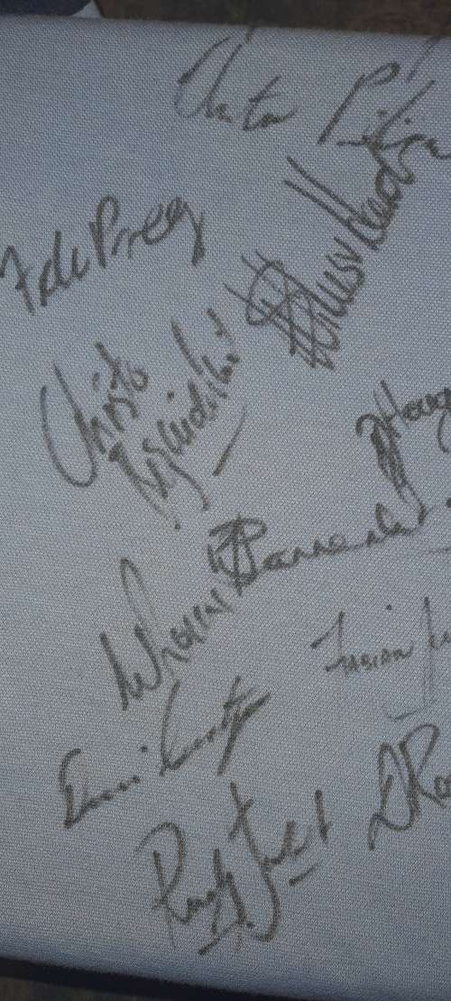 Rare Blue Bulls Super Rugby Jersey signed by 29 legends.