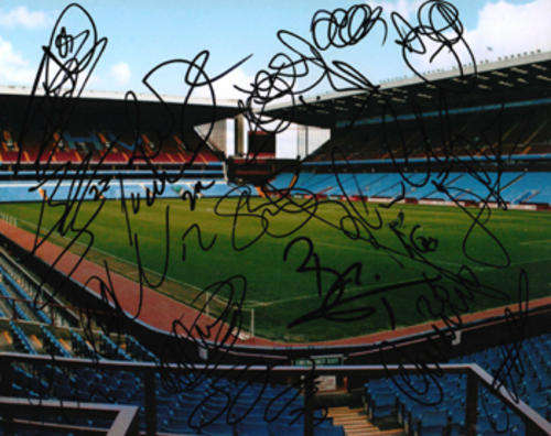 Sale On ASTON VILLA Multi Signed VILLA PARK Photo by entire squad coa supplied...