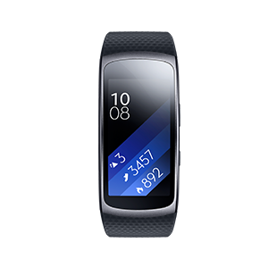Samsung Gear Fit 2 Black - Size Large