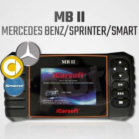 iCarsoft MB II for Mercedes-Benz/Sprinter/Smart - Updated Version