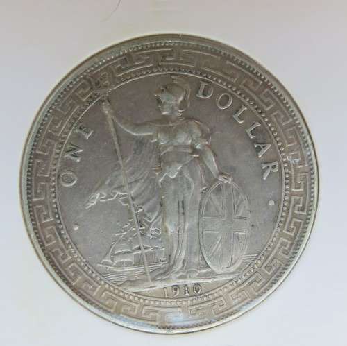 1910 Great Britain Trade Dollar Bombay Mint