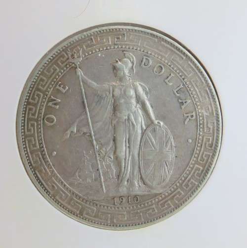 1910 Great Britain Trade Dollar Bombay Mint